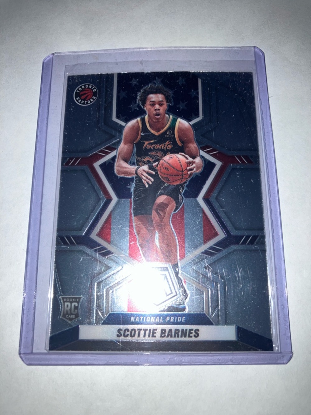 2021-22 Panini Mosaic Scottie Barnes Toronto Raptors USA Rookie RC